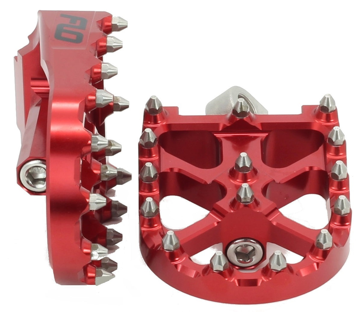 Bmx Style Footpegs Chrome - Purpose Built Motorcycles