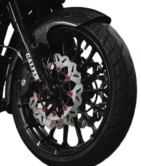 Carbon Fiber Mid-lgth Fender Front 19" Flh 14-22 - Purpose Built Motorcycles