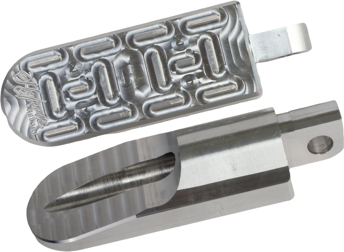 H/d Billet Foot Pegs Raw - Purpose Built Motorcycles