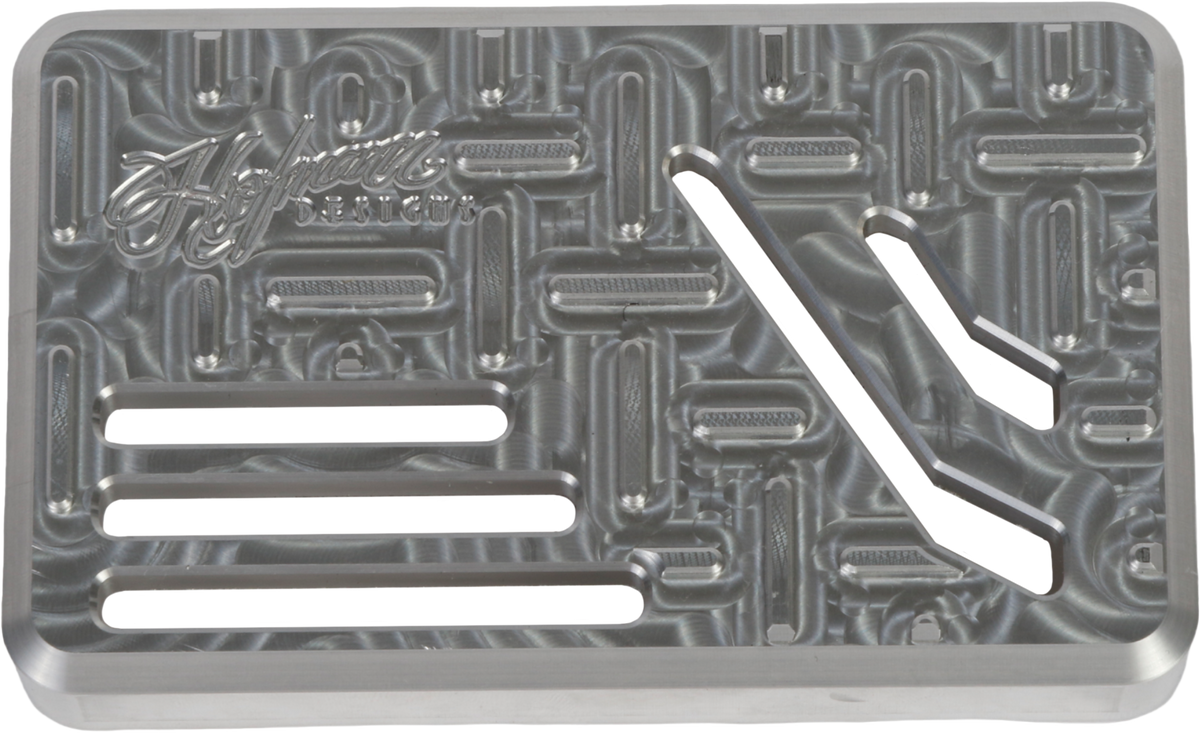 H/d Billet Brake Pedal Pad Raw Flt - Purpose Built Motorcycles