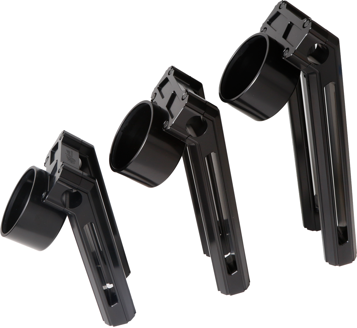 H/d Billet Speedo Mount Black Req Hofmann Risers - Purpose Built Motorcycles
