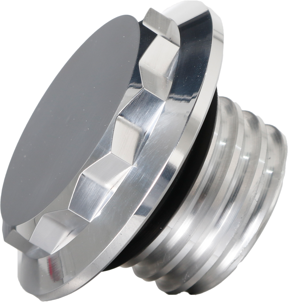 HOFMANN DESIGNS H/D Billet 12 Point Non-vented Polished Fuel Cap - Purpose Built Motorcycles