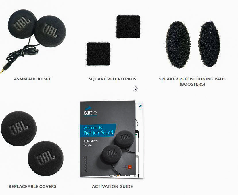 45mm JBL Audio Set - Purpose Built Motorcycles