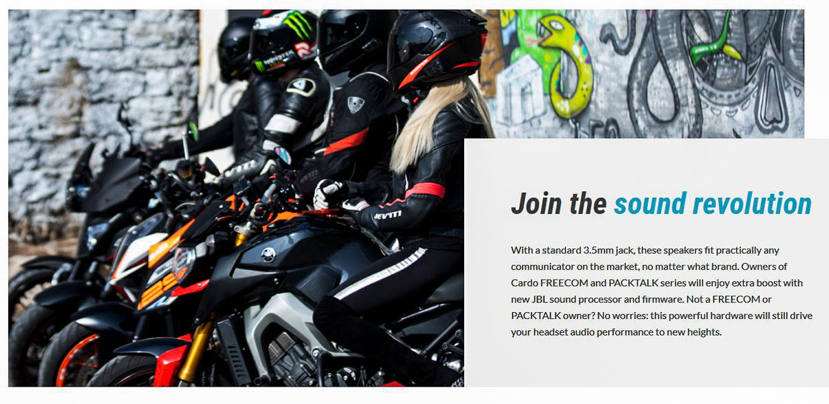 45mm JBL Audio Set - Purpose Built Motorcycles