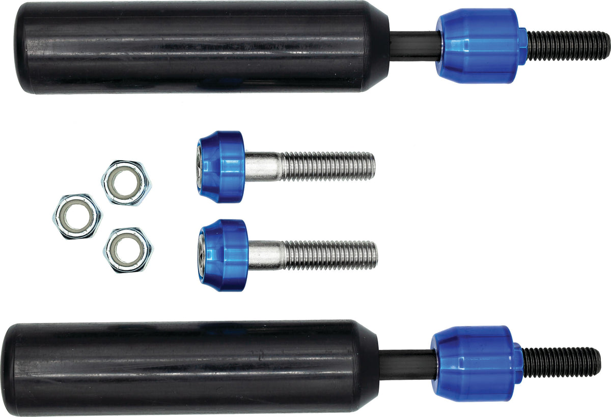 Shock Mount Sliders Blue Dyna 09-17 - Purpose Built Motorcycles