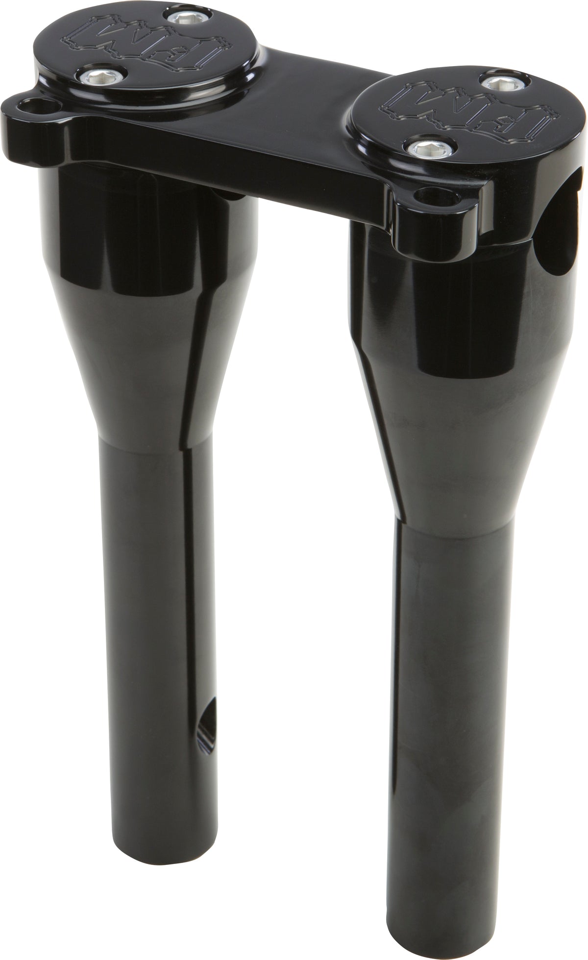 Moto Bar Riser 11" Black W/gauge Mount Tabs