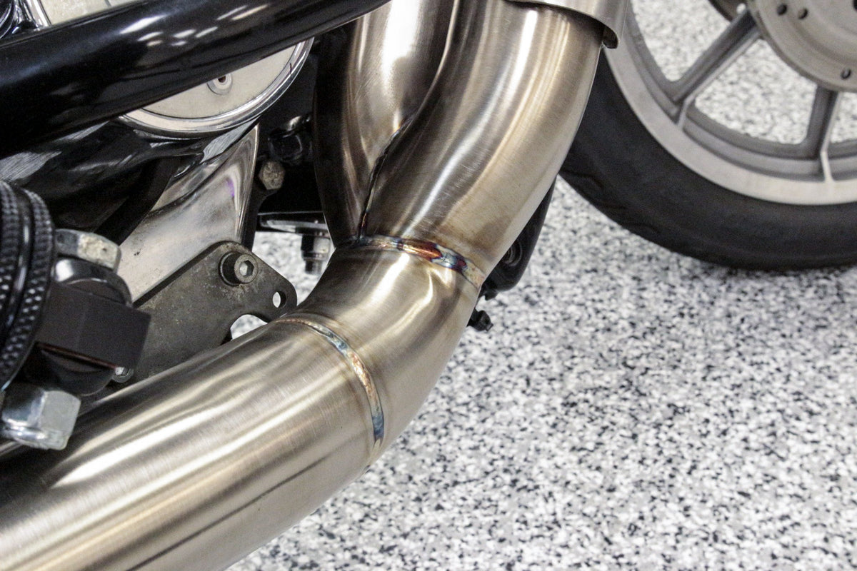 Comp S 2in1 Exhaust Fxr Brushed W/cf End Cap