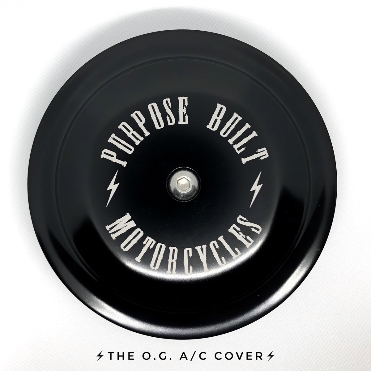 Air Cleaner Cover For 5.5" Round A/C - Purpose Built Motorcycles