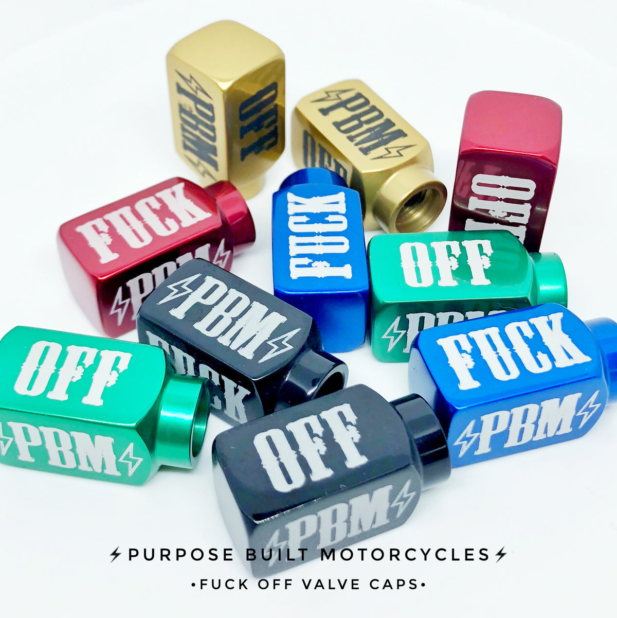 PBM VALVE CAPS - Purpose Built Motorcycles