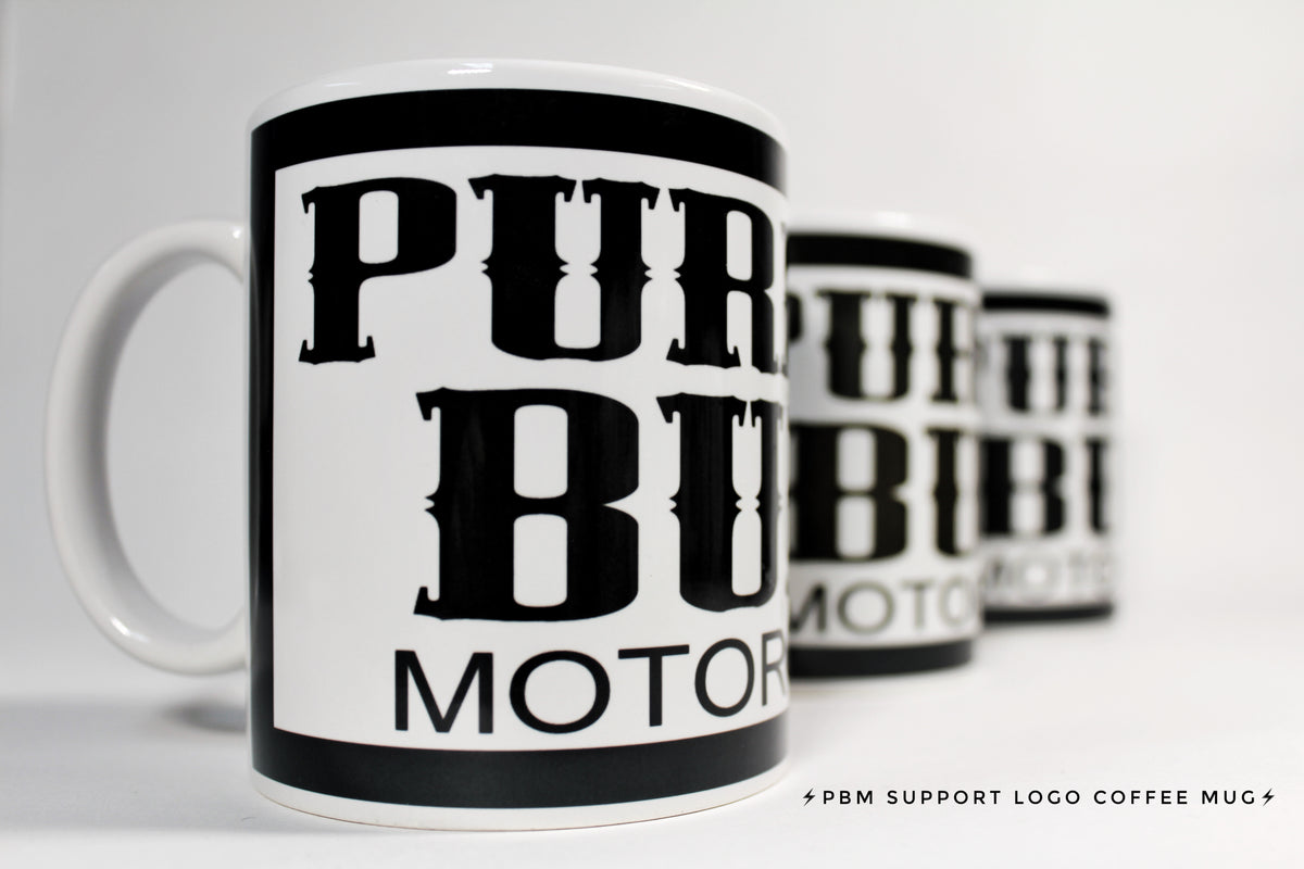 PBM SUPPORT LOGO COFFEE MUG - Purpose Built Motorcycles