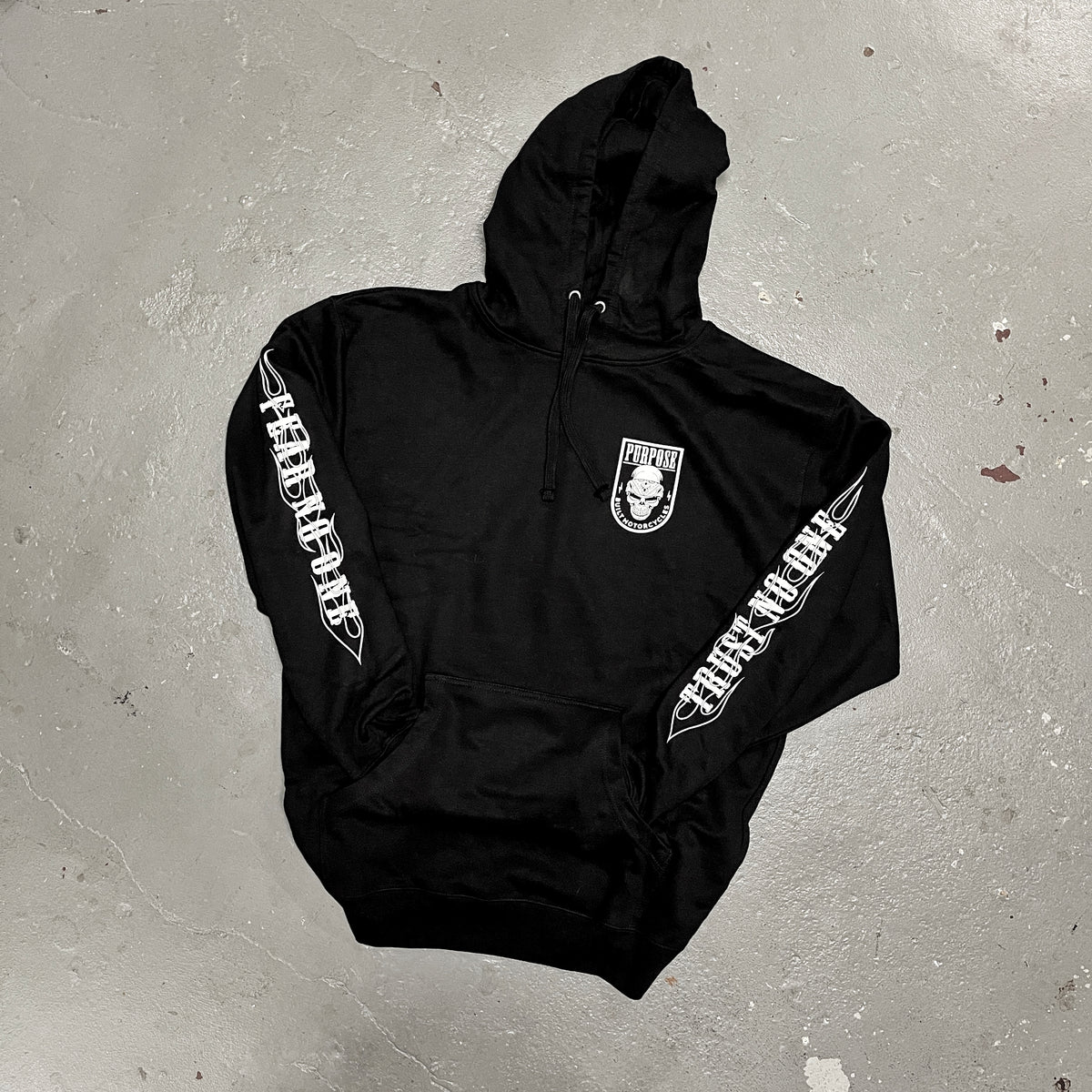 PBM BILLY BONES "THE SHIELD" HOODIE - Purpose Built Motorcycles