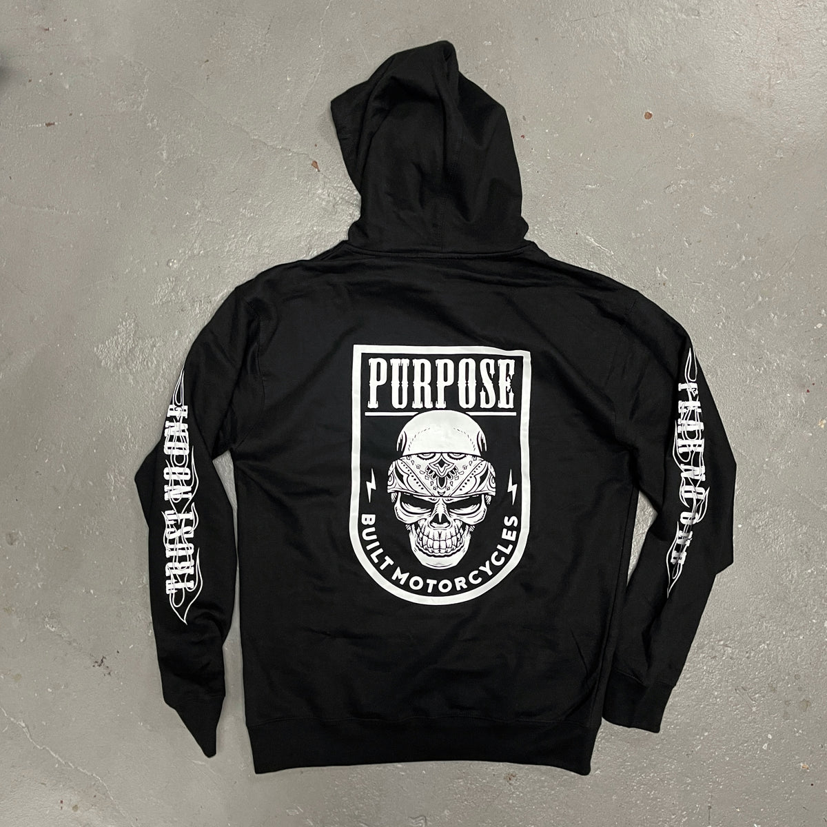 PBM BILLY BONES "THE SHIELD" HOODIE - Purpose Built Motorcycles