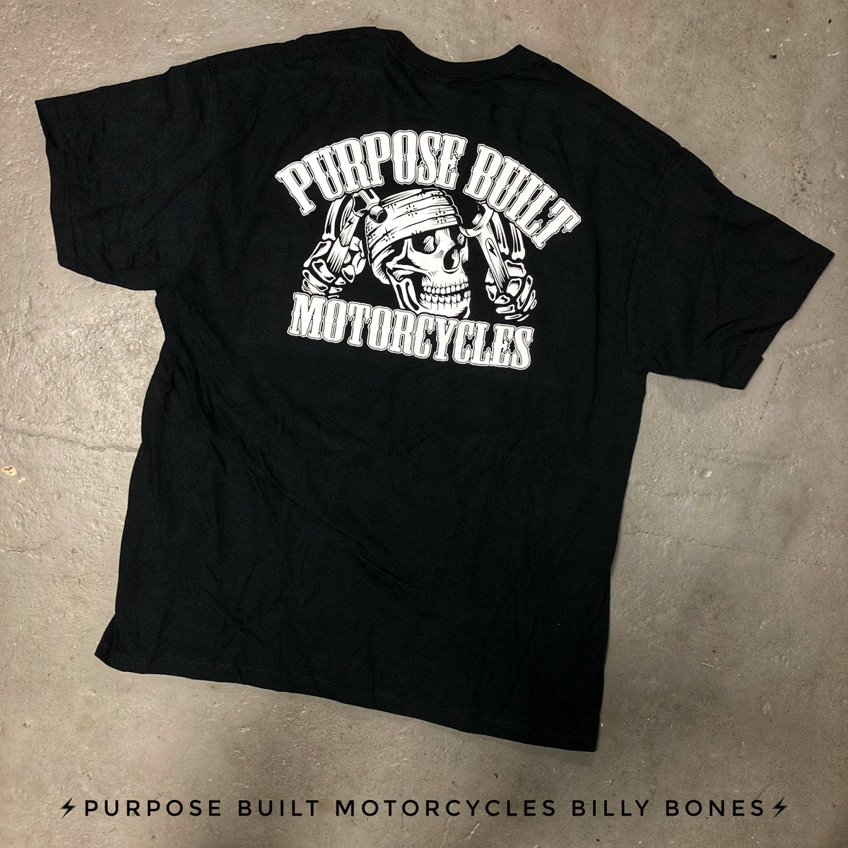 BILLY BONES T-SHIRT - Purpose Built Motorcycles