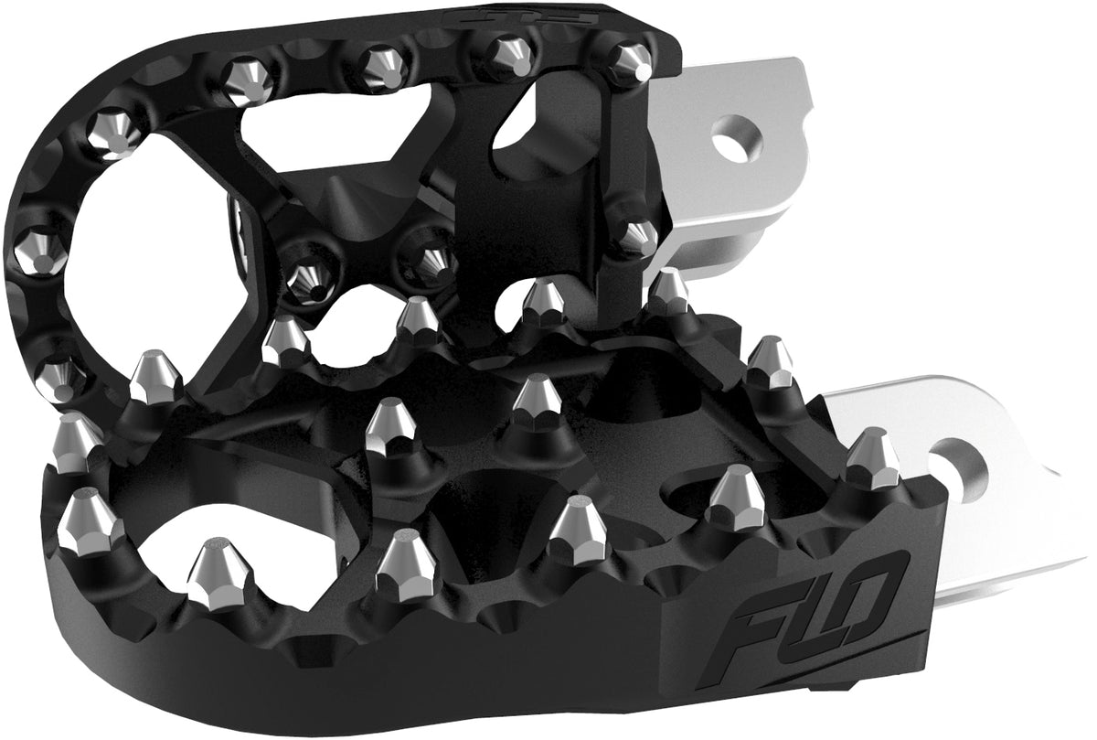 Moto Style Footpeg Set Blue 2"x 3.125" - Purpose Built Motorcycles