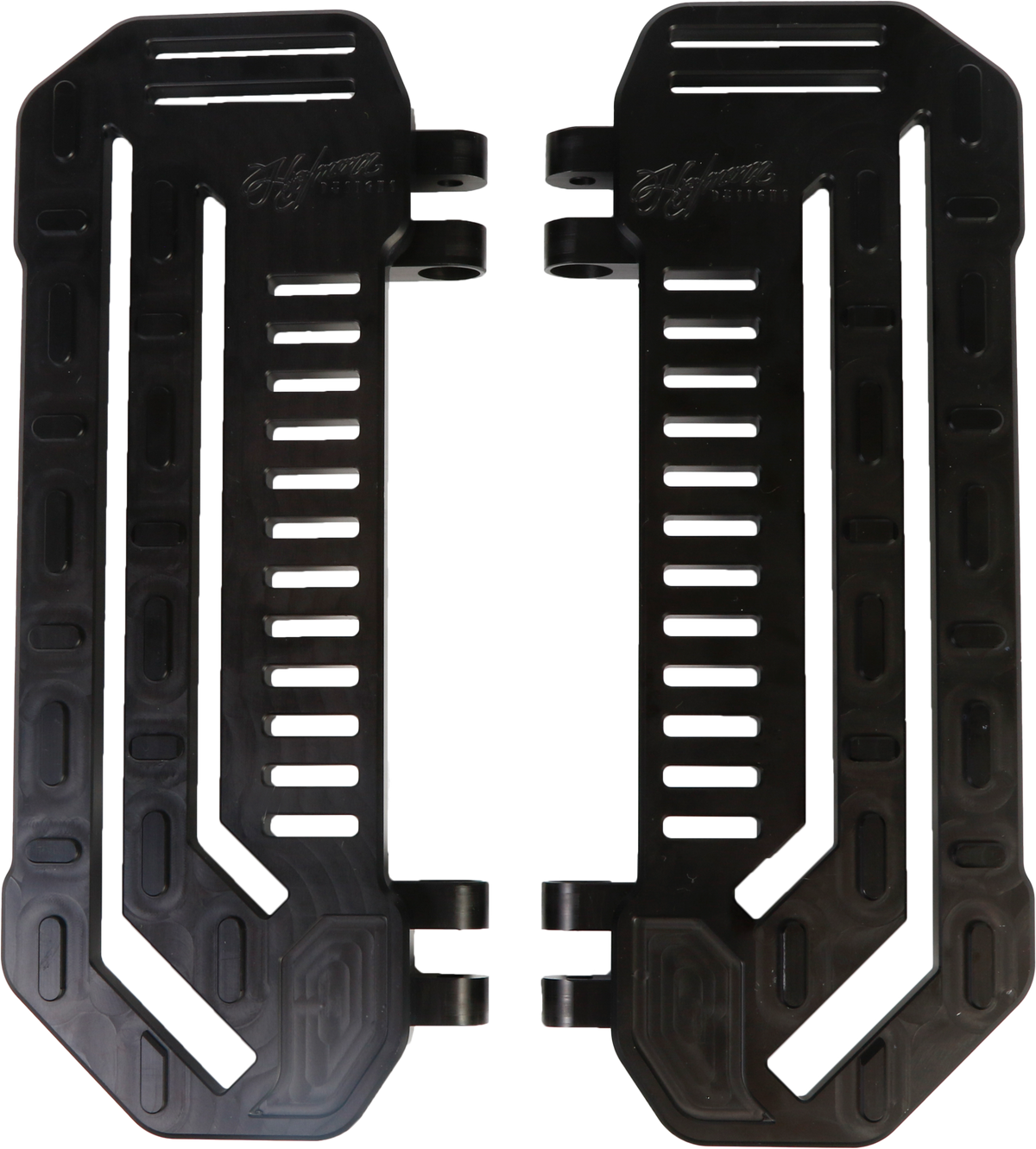 H/d Billet Floorboards Black - Purpose Built Motorcycles
