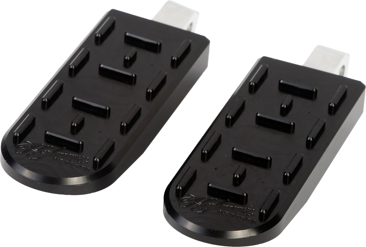 H/d Billet Foot Pegs Black - Purpose Built Motorcycles