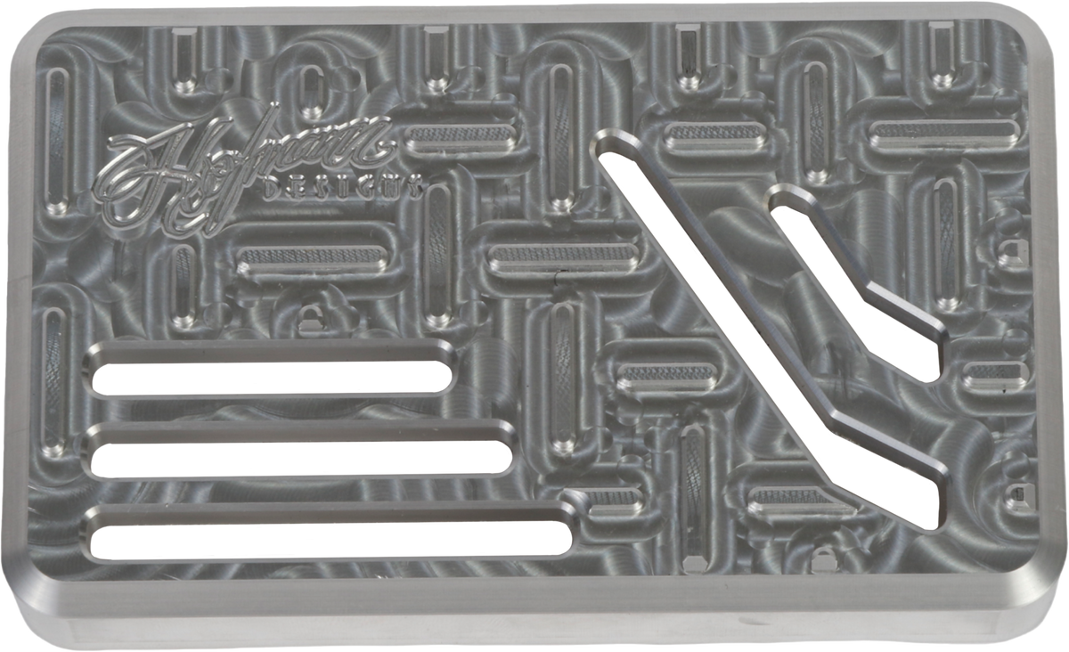 H/d Billet Brake Pedal Pad Raw Flt - Purpose Built Motorcycles