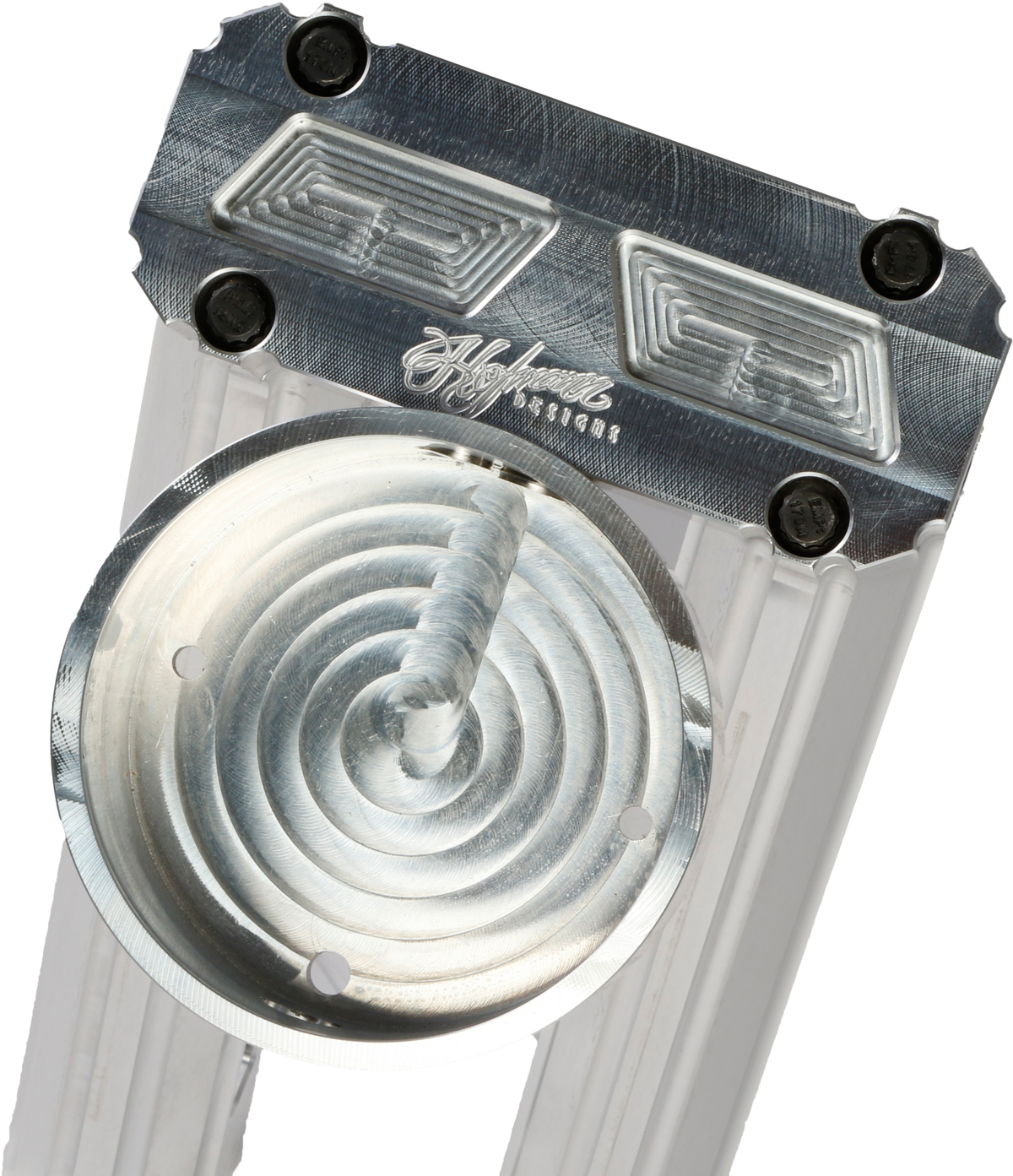 H/d Billet Speedo Mount Raw Req Hofmann Risers - Purpose Built Motorcycles