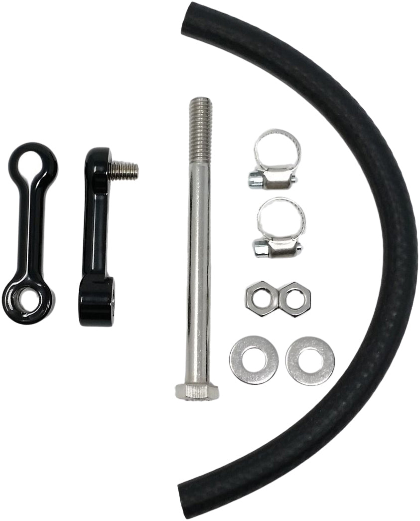 Billet Tank Lift Kit 1" `99-17 Softail Powder Coat Blk - Purpose Built Motorcycles