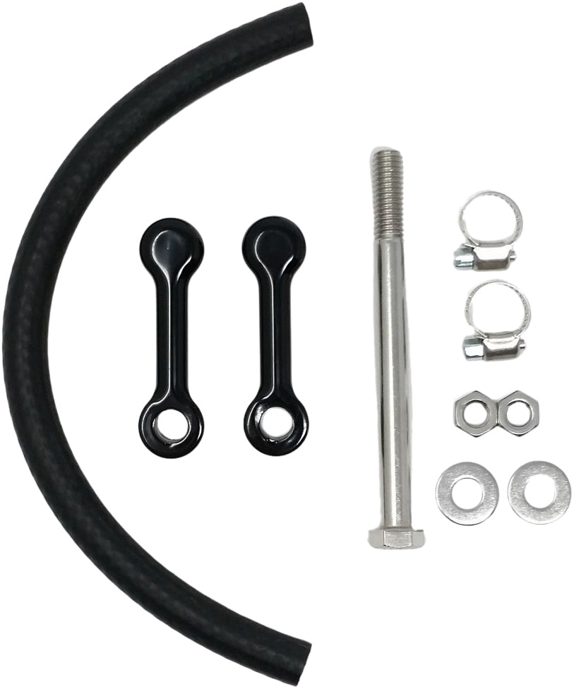 Billet Tank Lift Kit 2" `99-17 Softail Powder Coat Blk - Purpose Built Motorcycles