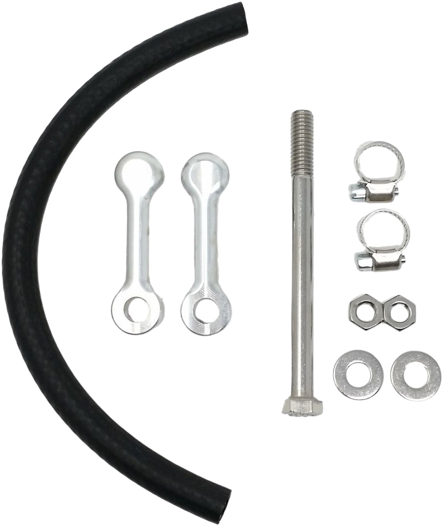 Billet Tank Lift Kit 2" `99-17 Softail Machine Finish