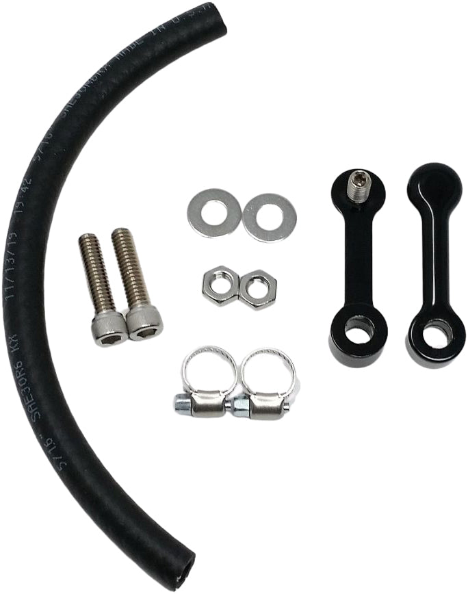 Billet Tank Lift Kit 3" `99-up Touring Powder Coat Blk - Purpose Built Motorcycles