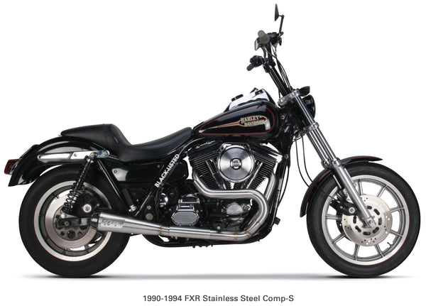 Comp S 2in1 Exhaust Fxr Brushed W/cf End Cap
