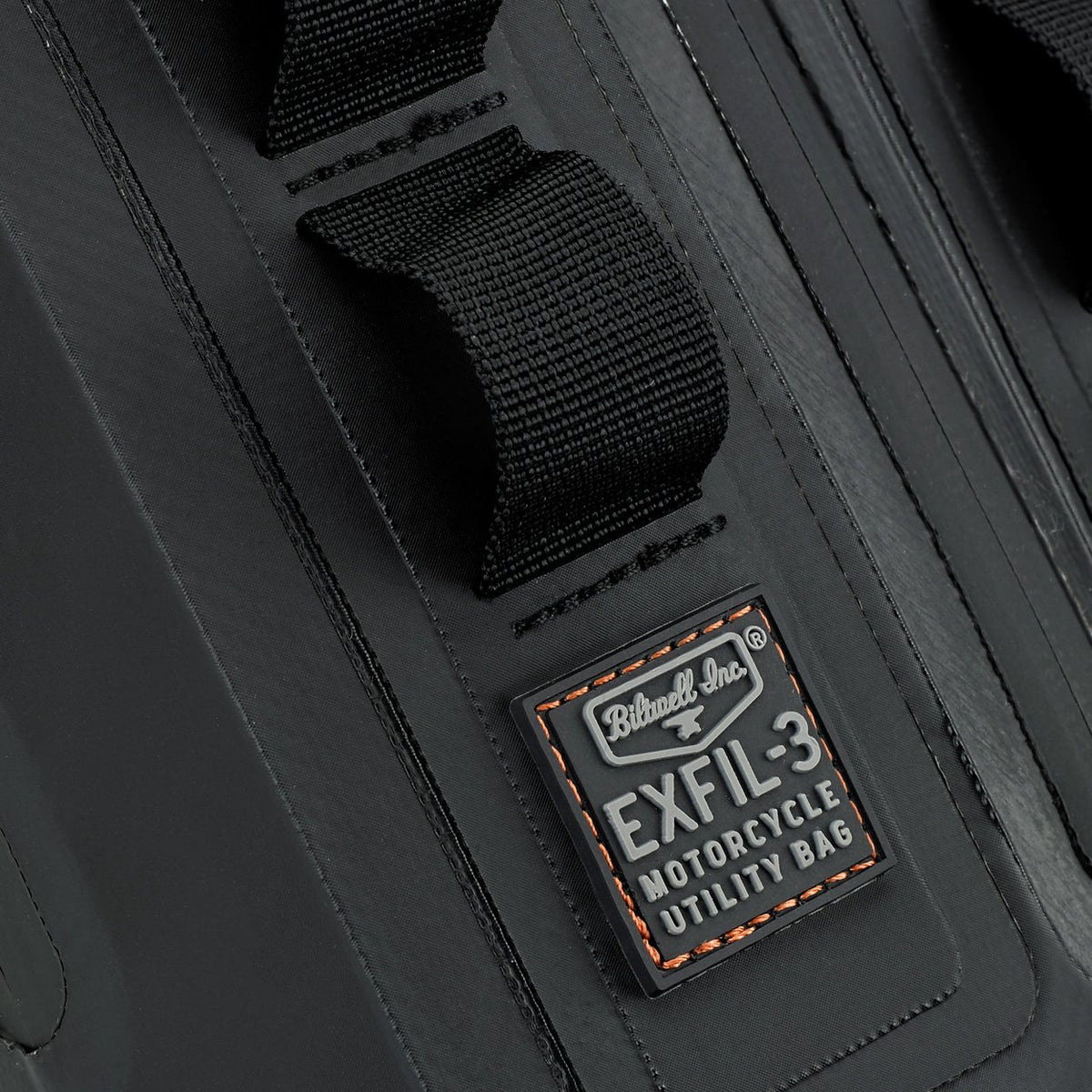 Biltwell Exfil-3 Bag/Bar Bag - Black - Purpose Built Motorcycles