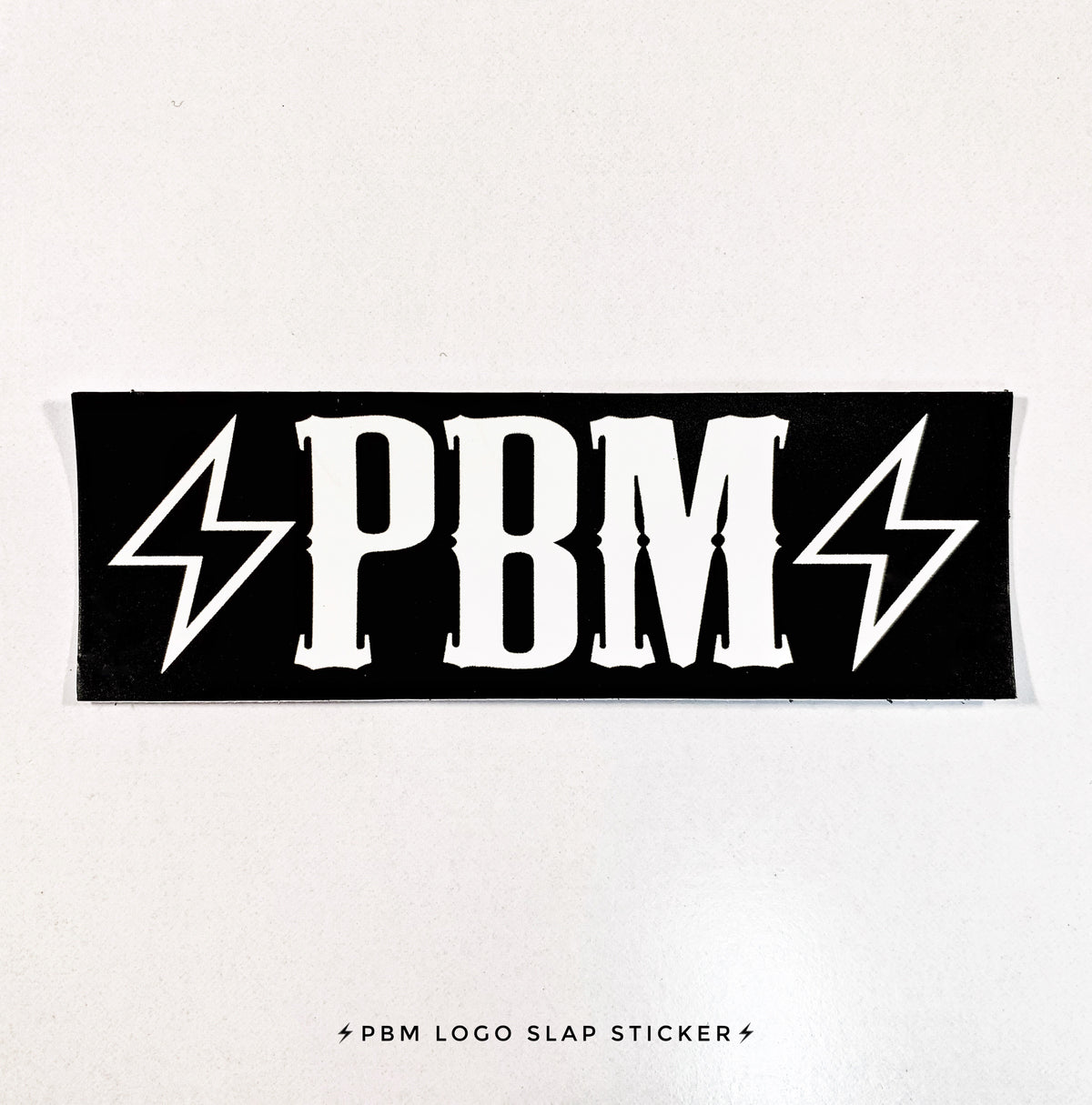 PBM VINYL LOGO SLAP STICKERS - Purpose Built Motorcycles