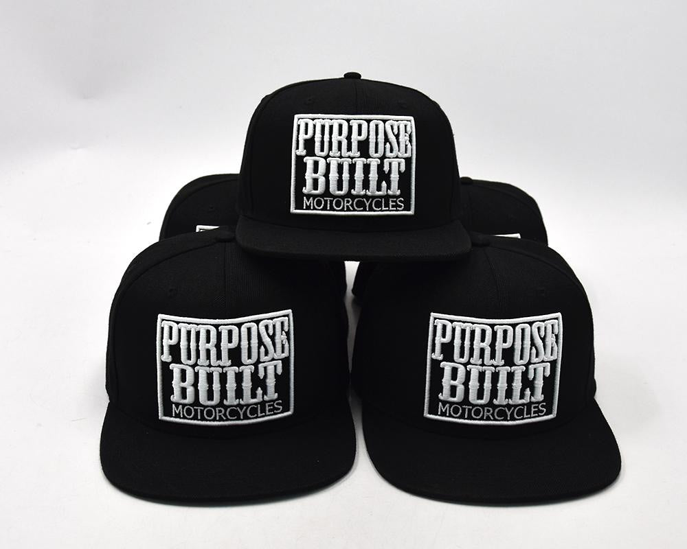 EMBROIDERED PURPOSE BUILT MOTORCYCLES SUPPORT LOGO SNAPBACK HAT - Purpose Built Motorcycles