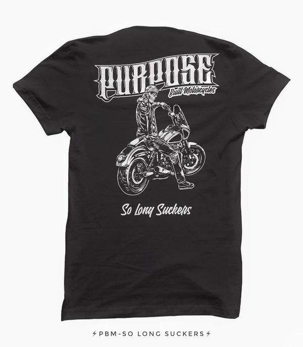 BillyBones - So Long Suckers T-Shirt - Purpose Built Motorcycles
