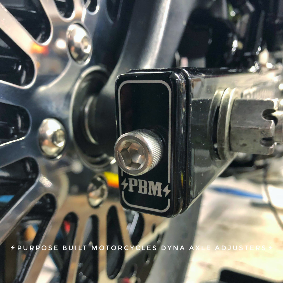 FXR - Dyna Axle Adjuster Kit - Purpose Built Motorcycles