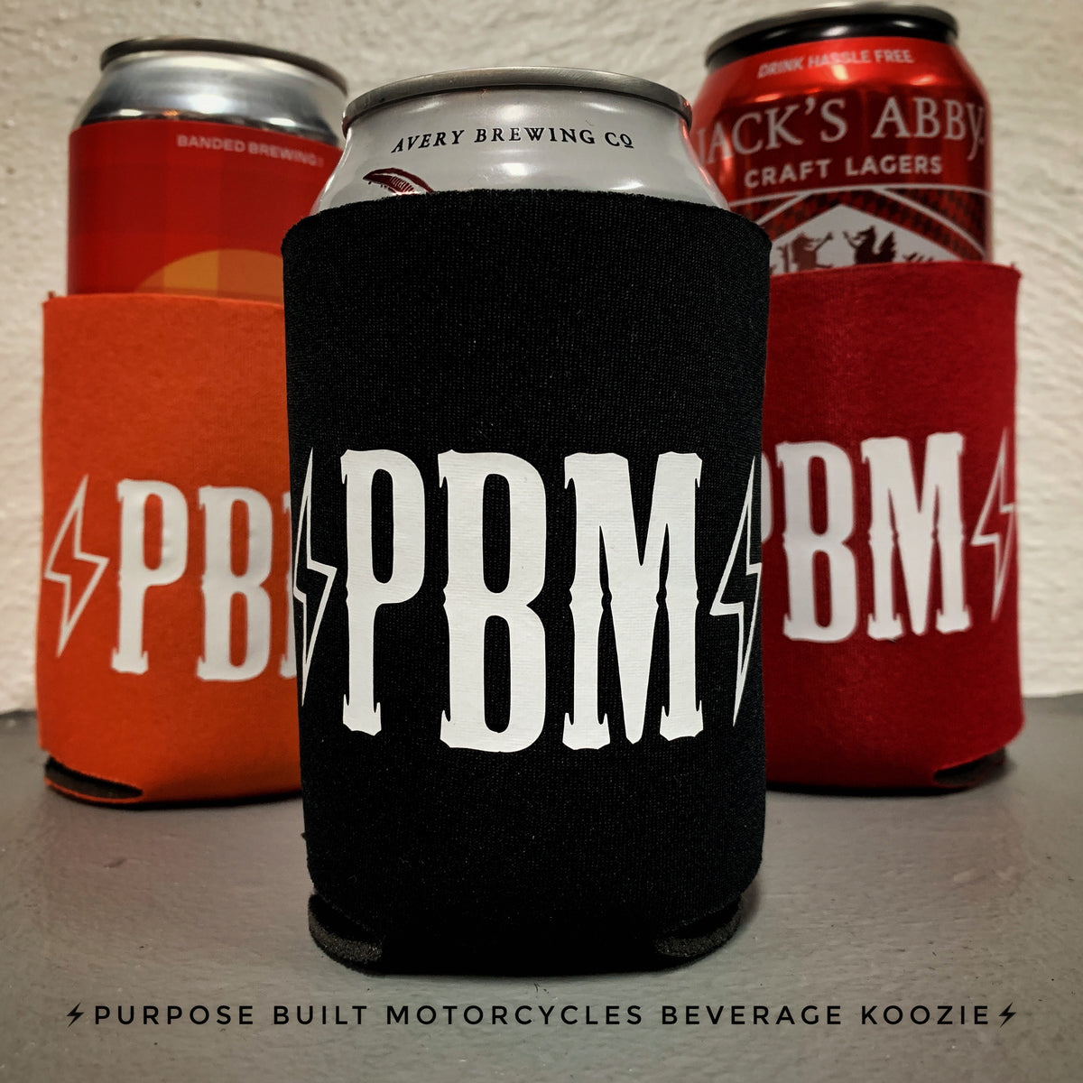 PBM BEVERAGE KOOZIES - Purpose Built Motorcycles