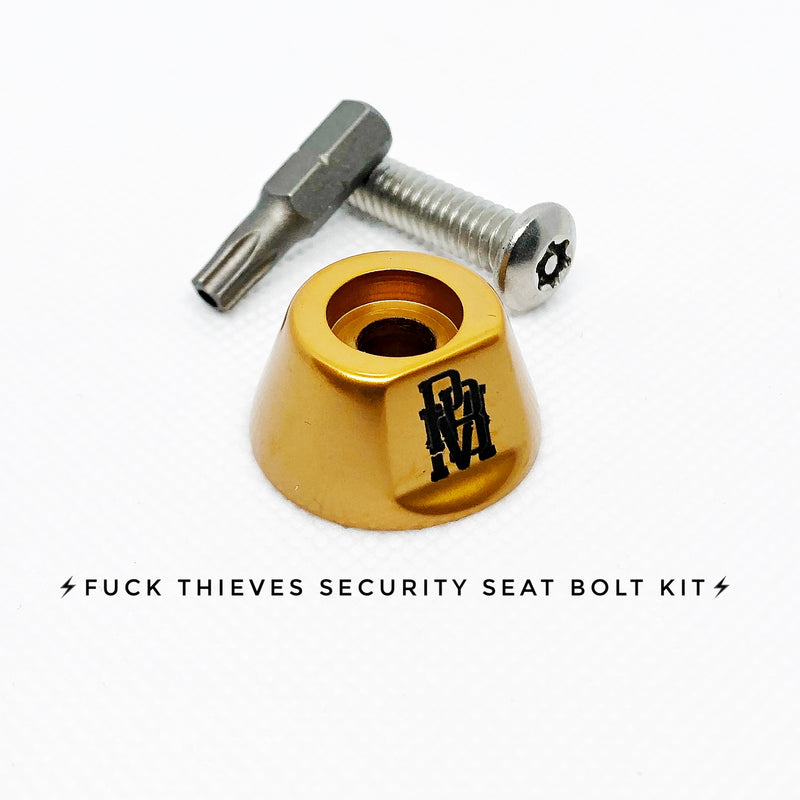 Harley davidson anti online theft seat bolt