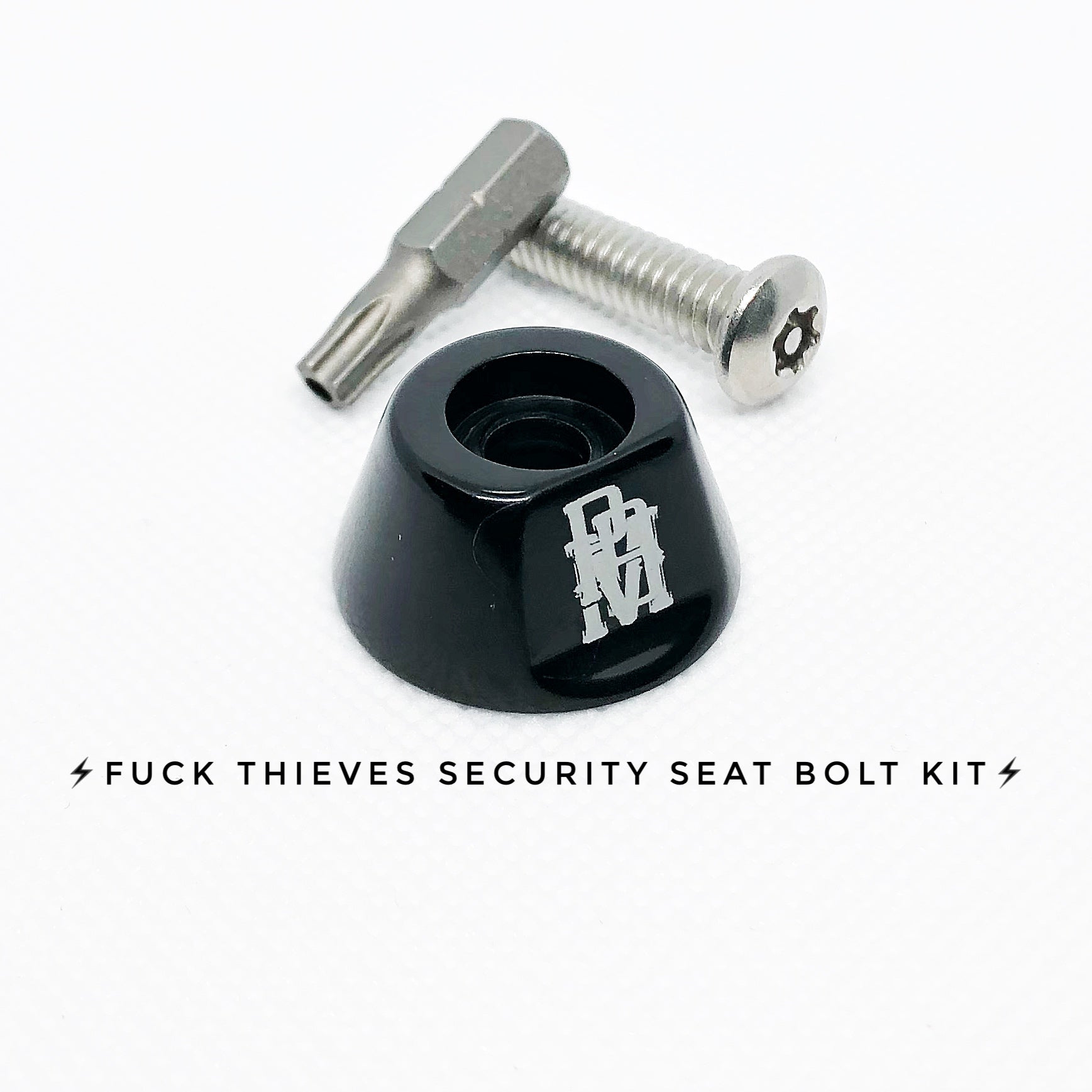 Motorcycle store seat screw