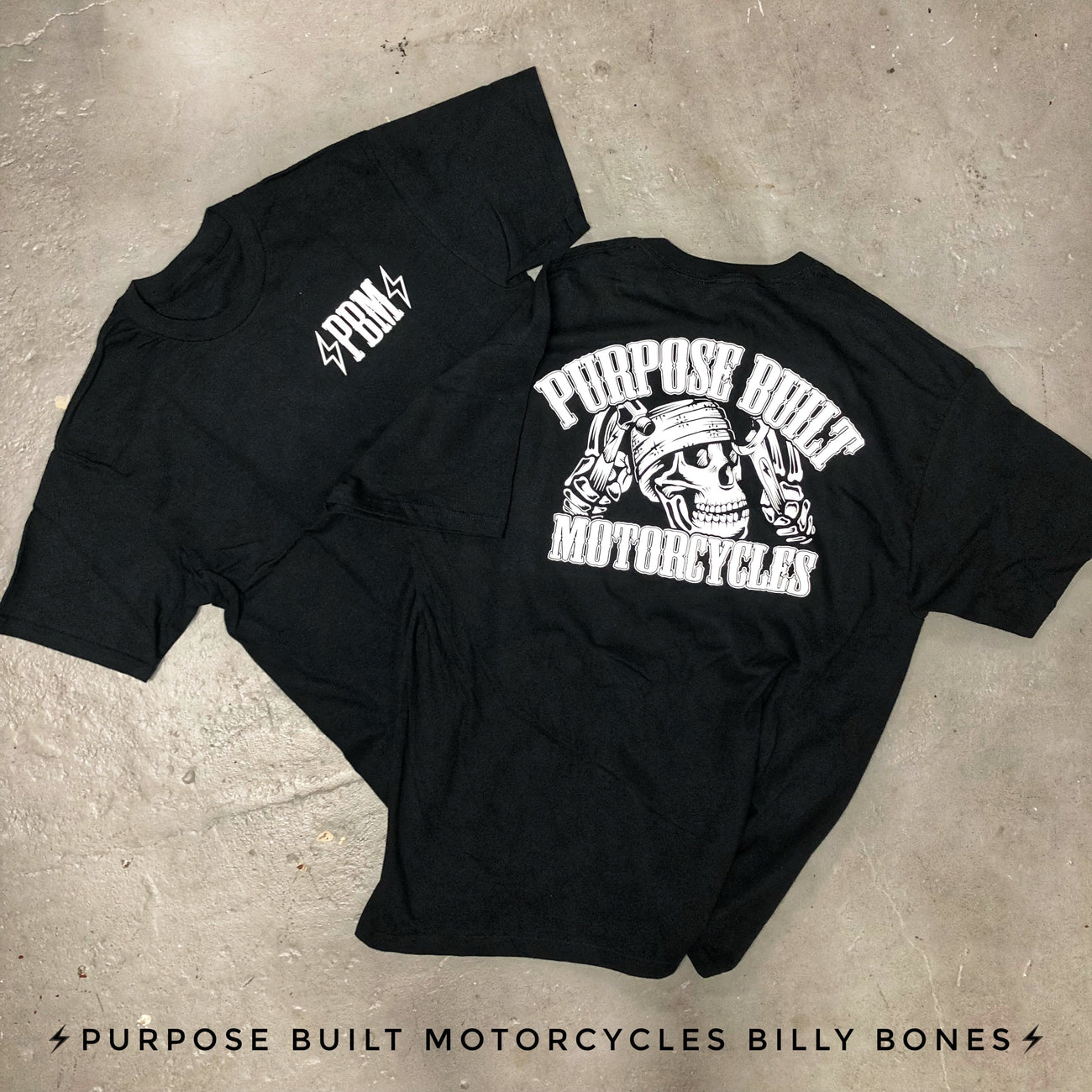 BILLY BONES T-SHIRT – Purpose Built Motorcycles