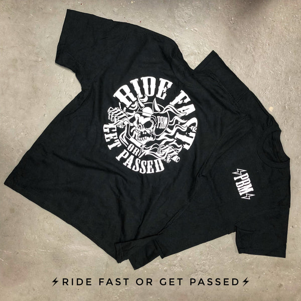 RIDE FAST GET PASSED T-SHIRT - Purpose Built Motorcycles