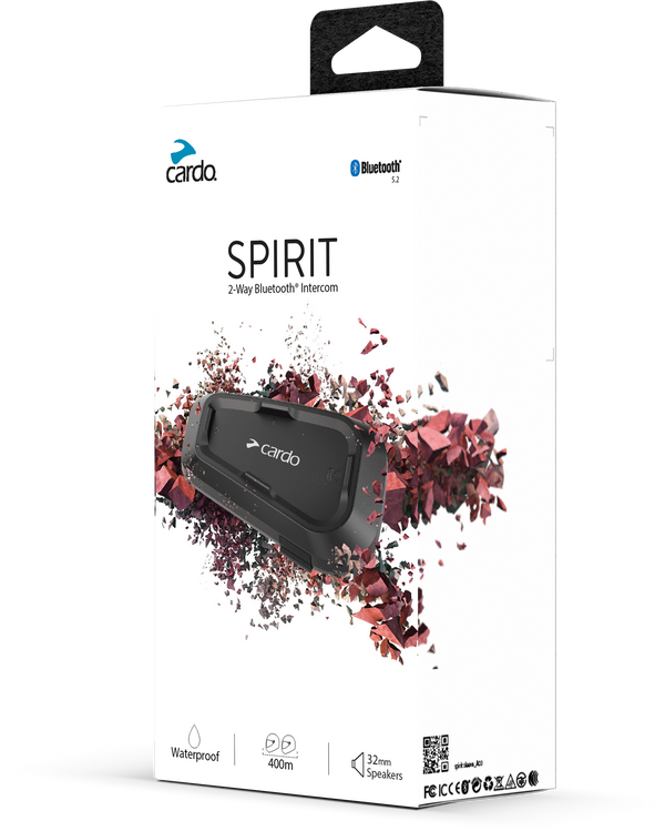 Spirit Bluetooth Headset Single - Purpose Built Motorcycles