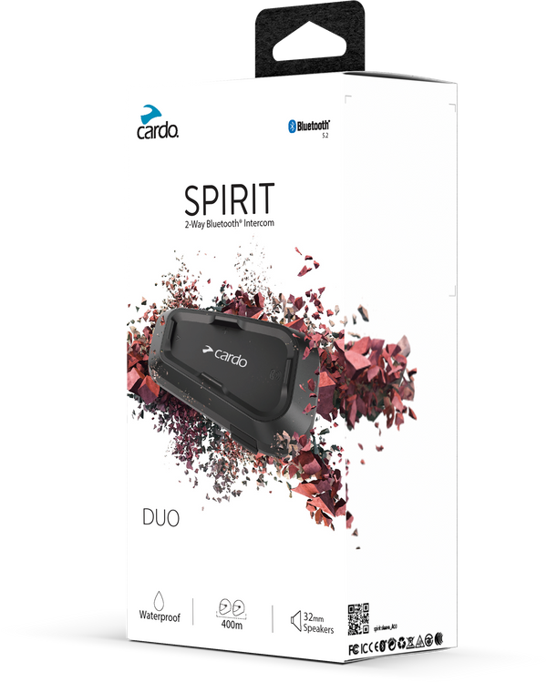 Spirit Bluetooth Headset Duo - Purpose Built Motorcycles