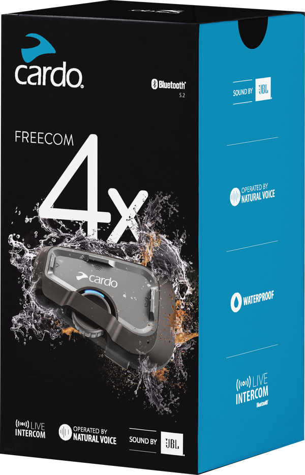 Freecom 4x Bluetooth Headset Single - Purpose Built Motorcycles